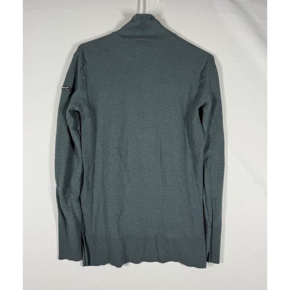Kjus Kessy Sweater Women's 36 Small Blue Green Hoodie Golf Performance L/S - Picture 3 of 6